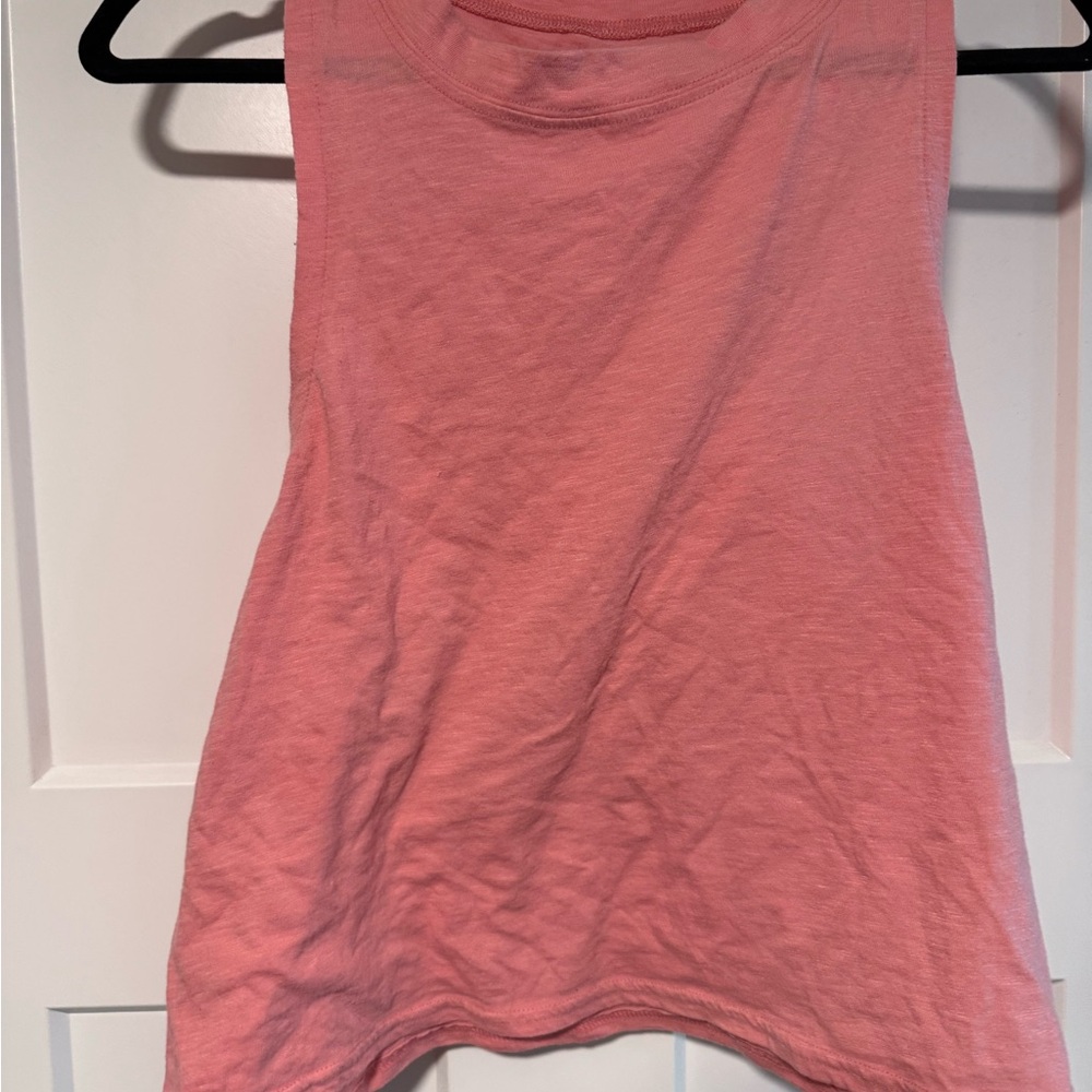 Pink Sleeveless Crop